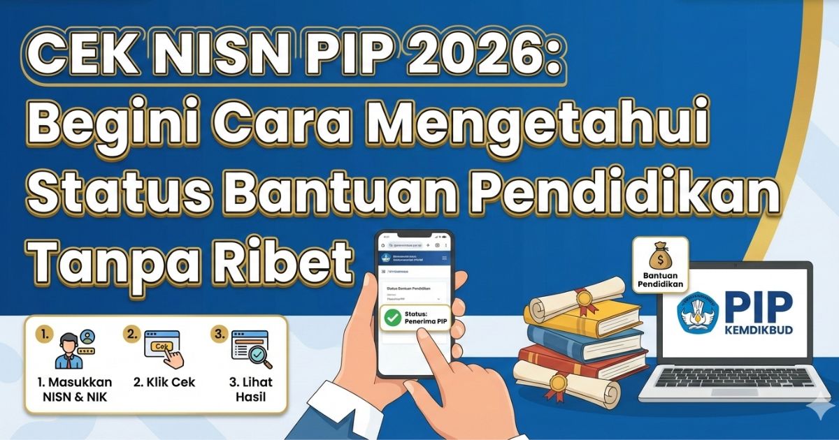 Cek NISN PIP 2026: Begini Cara Mengetahui Status Bantuan Pendidikan Tanpa Ribet