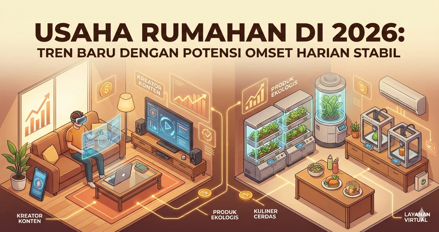 Usaha Rumahan di 2026: Tren Baru dengan Potensi Omset Harian Stabil
