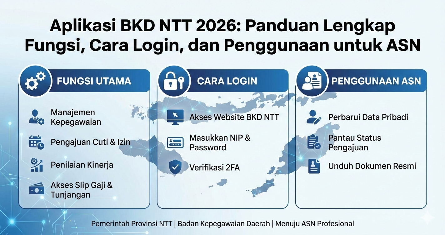 Aplikasi BKD NTT 2026: Panduan Lengkap Fungsi, Cara Login, dan Penggunaan untuk ASN