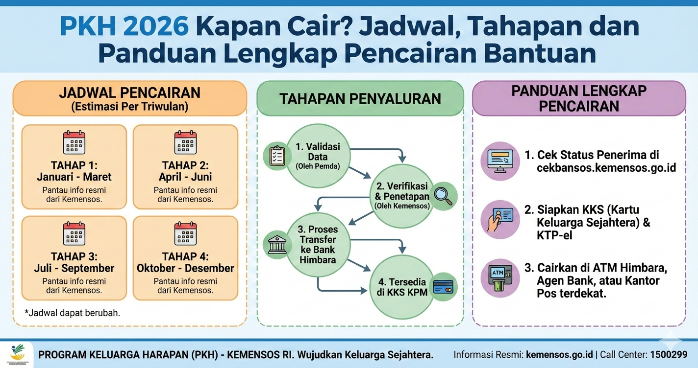 PKH 2026 Kapan Cair? Jadwal, Tahapan dan Panduan Lengkap Pencairan Bantuan