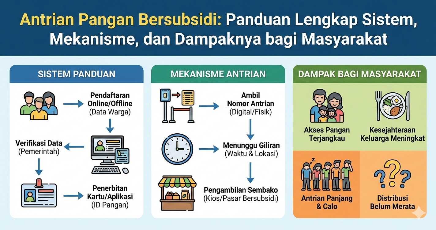 Antrian Pangan Bersubsidi: Panduan Lengkap Sistem, Mekanisme, dan Dampaknya bagi Masyarakat