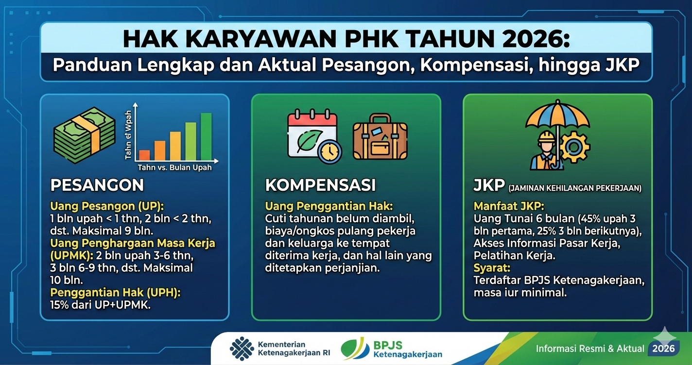 Hak Karyawan PHK Tahun 2026: Panduan Lengkap dan Aktual Pesangon, Kompensasi, hingga JKP