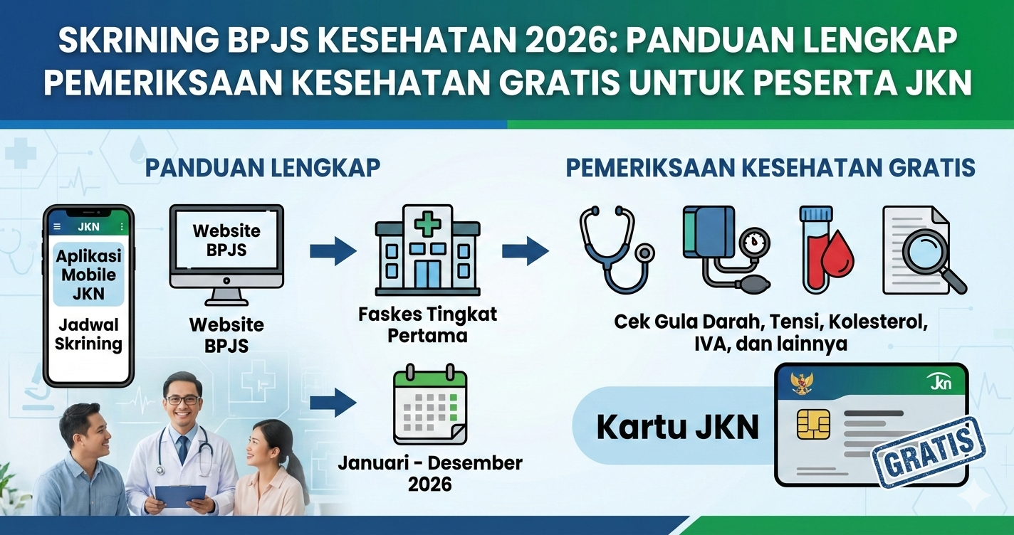 Skrining BPJS Kesehatan 2026: Panduan Lengkap Pemeriksaan Kesehatan Gratis untuk Peserta JKN