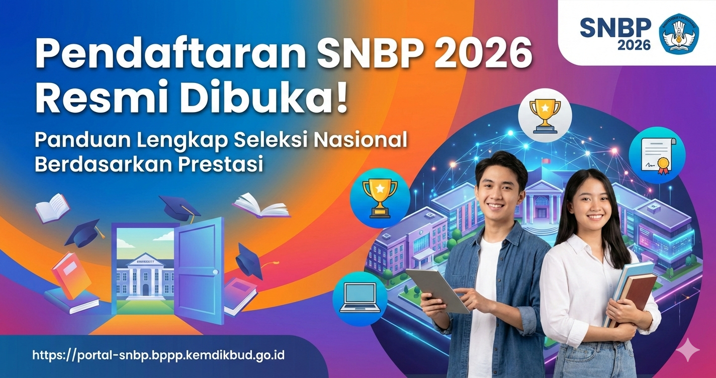 Pendaftaran SNBP 2026 Resmi Dibuka! Panduan Lengkap Seleksi Nasional Berdasarkan Prestasi